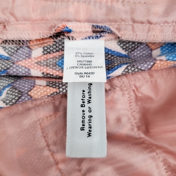 J.Crew Women's Aztec Print Casual Shorts - Picture 5 of 6